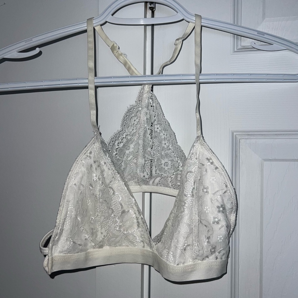 White bralette